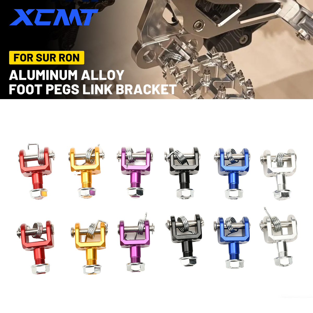 Suporte De Conexão De Pedais CNC Para Surron Light Bee Segway X260