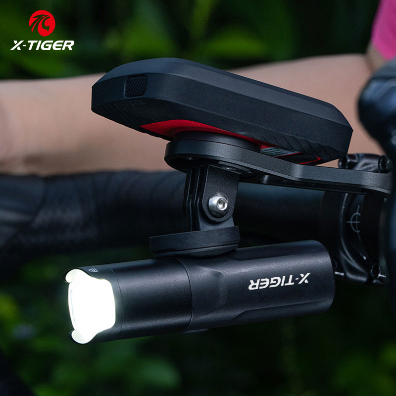 X-TIGER Lanterna de Bicicleta 800 lúmens Luz Noturna para Andar de Bicicleta Luz para Mountain Bike Luz Noturna Super