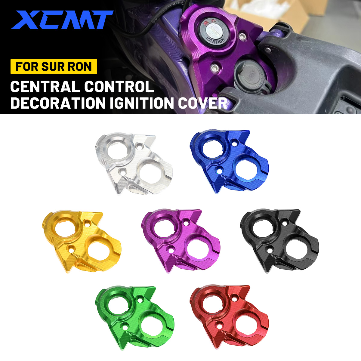 Tampa de Ignição Central de Moto Elétrica CNC de Alumínio para SUR-RON Light Bee