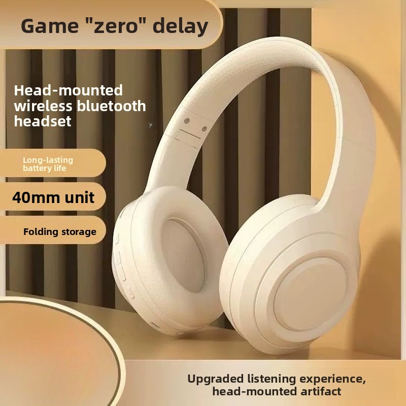 Fones de ouvido sem fio DR58, fones de ouvido Bluetooth com cancelamento de ruído, dobráveis, com microfone, HiFi,