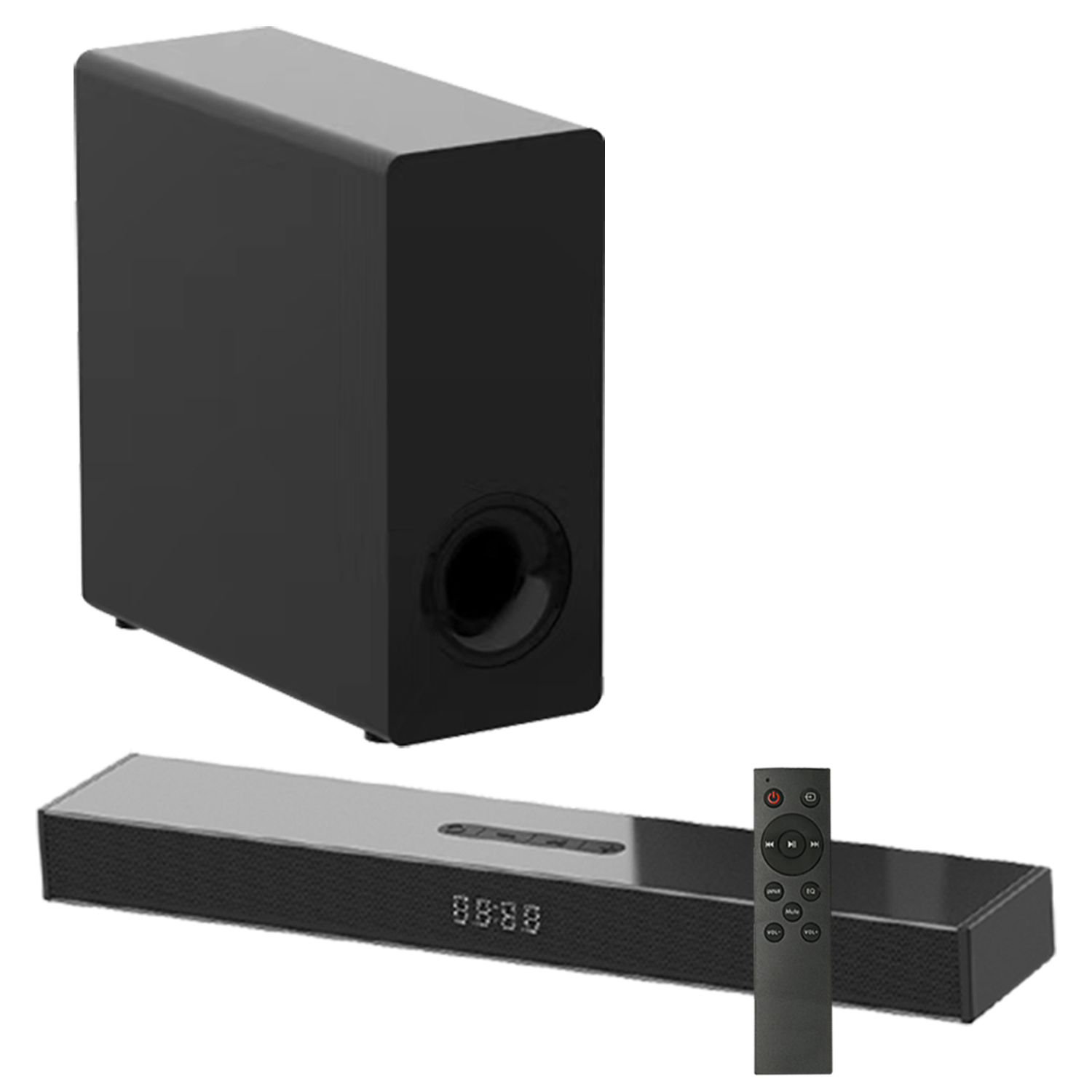 Barra de som de home theater tudo em um, compatível com Smart TV e sistema de som, compatível com TVs, reprodutor de