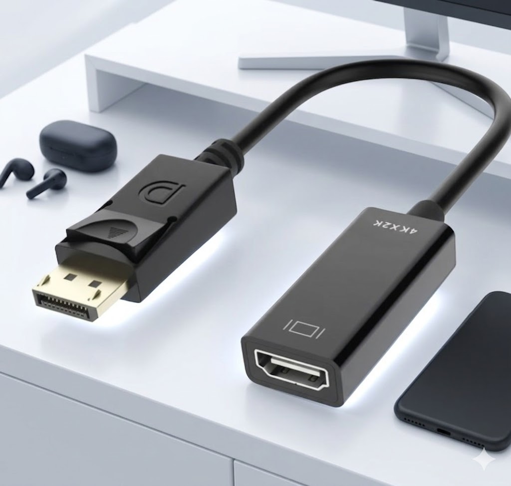 Adaptador de Cabo Suporte DP para HDMI Macho Fêmea para Conversor de Porta de Exibição de Laptop HP Dell 1080P Pro X