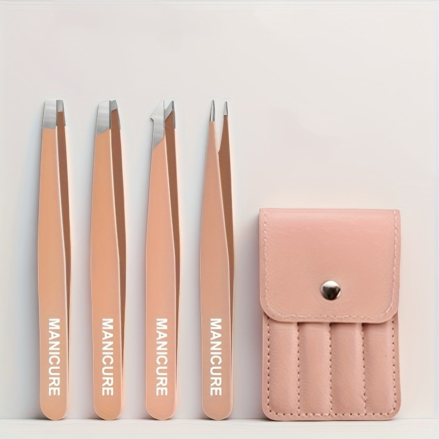 Pinça De Sobrancelha Profissional De Aço Inoxidável Para Extensão De Cílios E Kit De Modelagem De Microblading