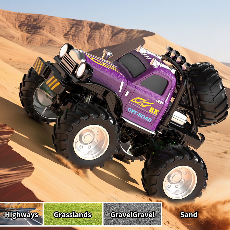 1:64 Liga RC Carro 2.4GHz Mini Controle Remoto Off Road Corrida Carro Veículo de Alta Velocidade Controle Duplo — imagem 2 de 2