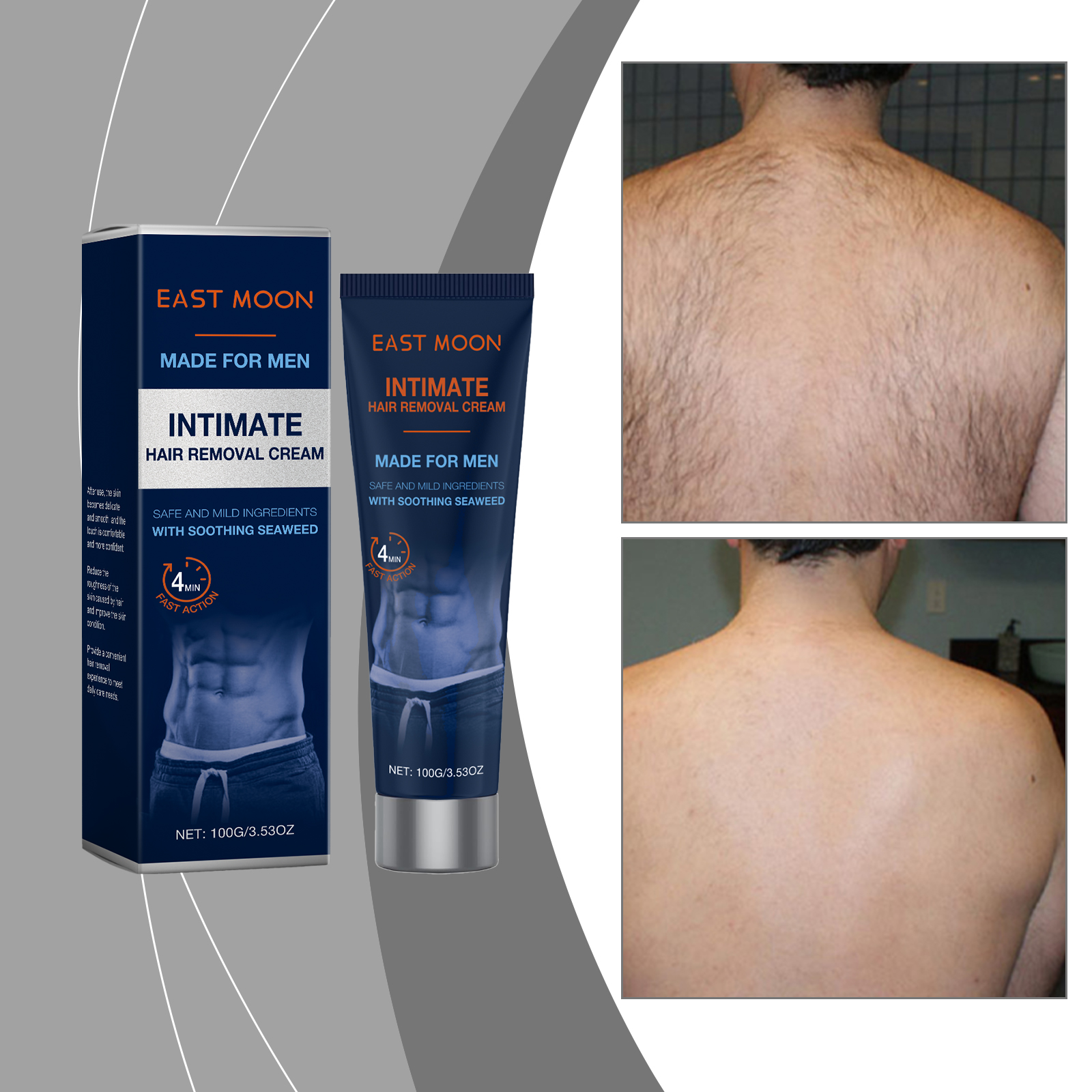 Creme Depilatório Retardador de Crescimento de Pelos 100g – Rápida Hidratação, Suave para a Pele | Cuidado Hidratante,