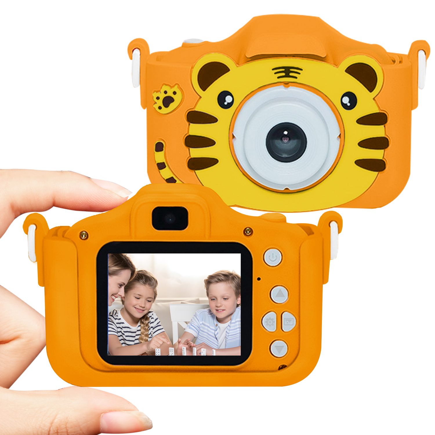 Câmera Digital Infantil Mini e Filmadora de Vídeo com Cartão de Memória 32GB, Ideal para Presentes