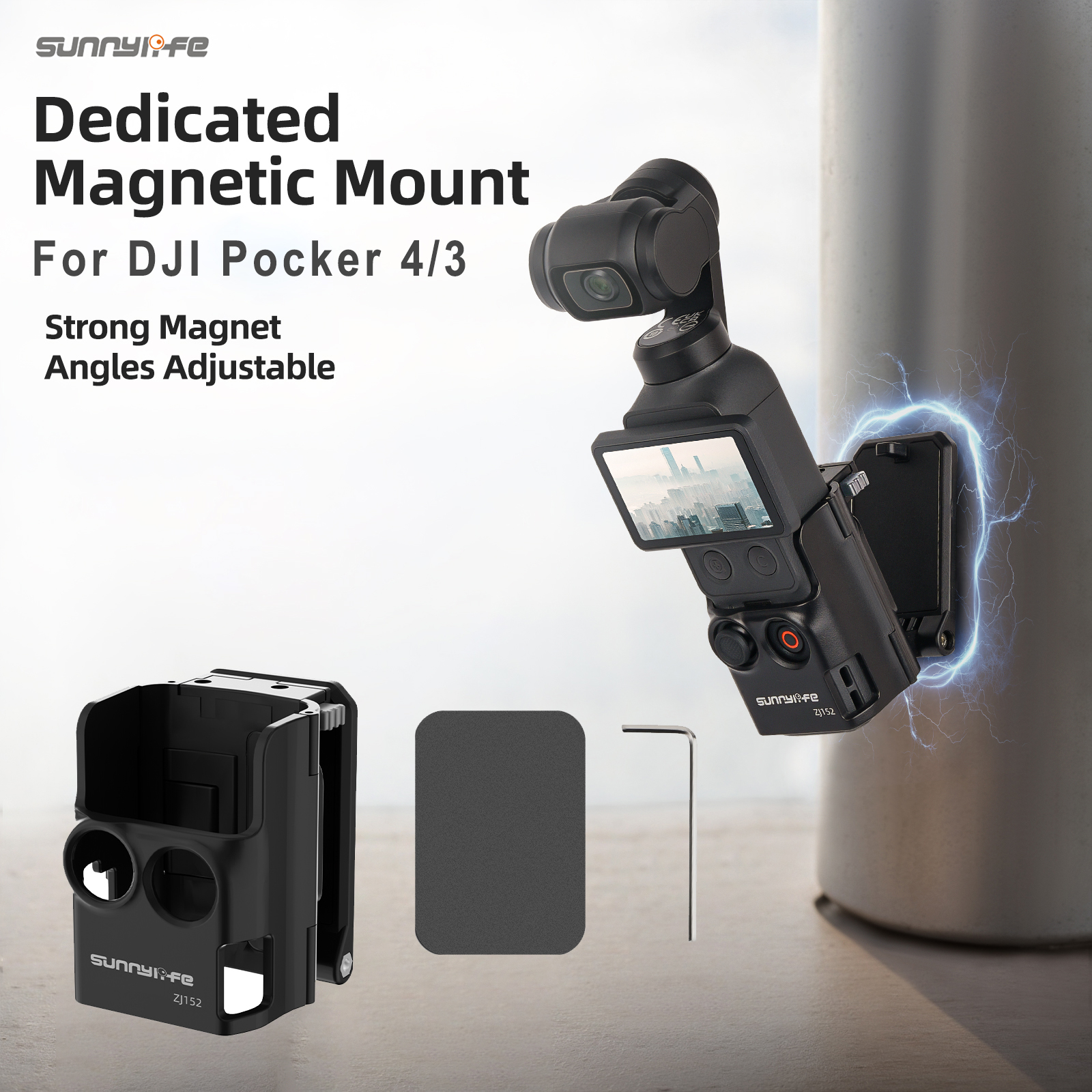 Base de suporte magnético para DJI Pocket 4 / Osmo