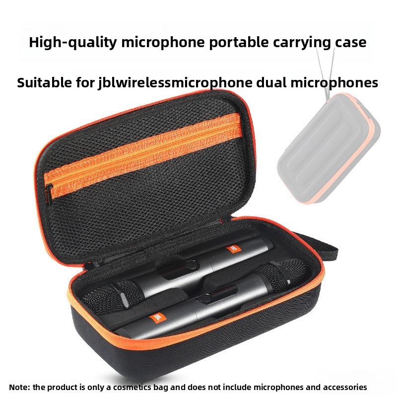 Adequado para bolsa de armazenamento do sistema de microfone sem fio JBL PartyBox, bolsa de viagem portátil com microfon