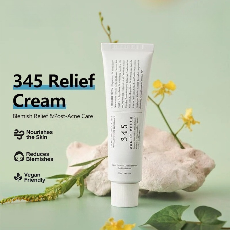 Creme Facial Hidratante 345 Novo 50g – Cuidado Lifting e Firmador, Ilumina o Tom da Pele | Hidratante Nutritivo,