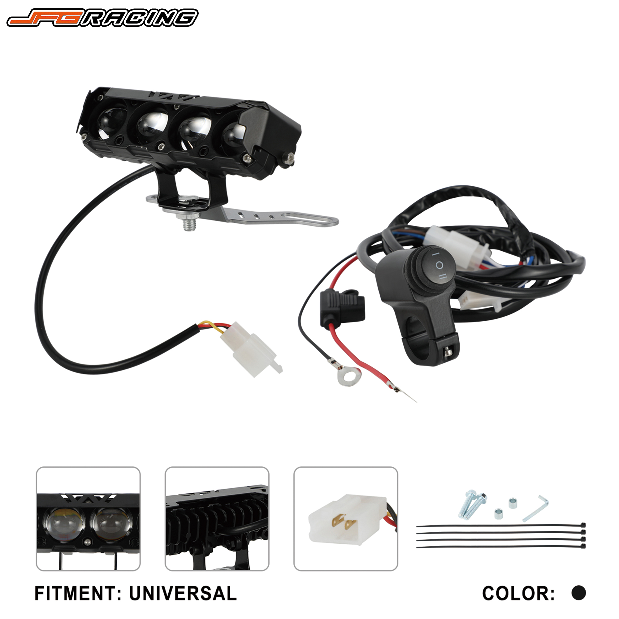 Kit Farol LED para Talaria Sting R MX4/Sur-Ron Segway X260 Fácil Plug and Play Alta Transmitância Farol Dianteiro com