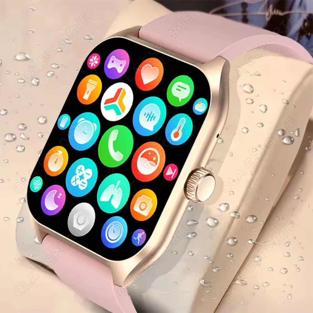 AI Voice Assistant Smart Watch Para Homens E Mulheres Rastreadores De Atividades Com Tela HD De 1.75'Vários Modos Esport
