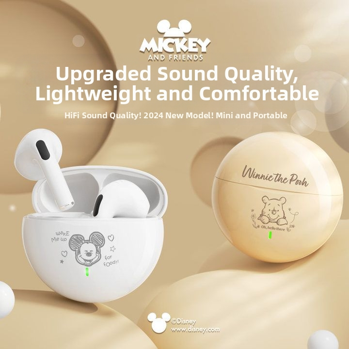 Fones de ouvido K26, Bluetooth sem fio, design intra-auricular, fones ACS equipados, som panorâmico, super fone de
