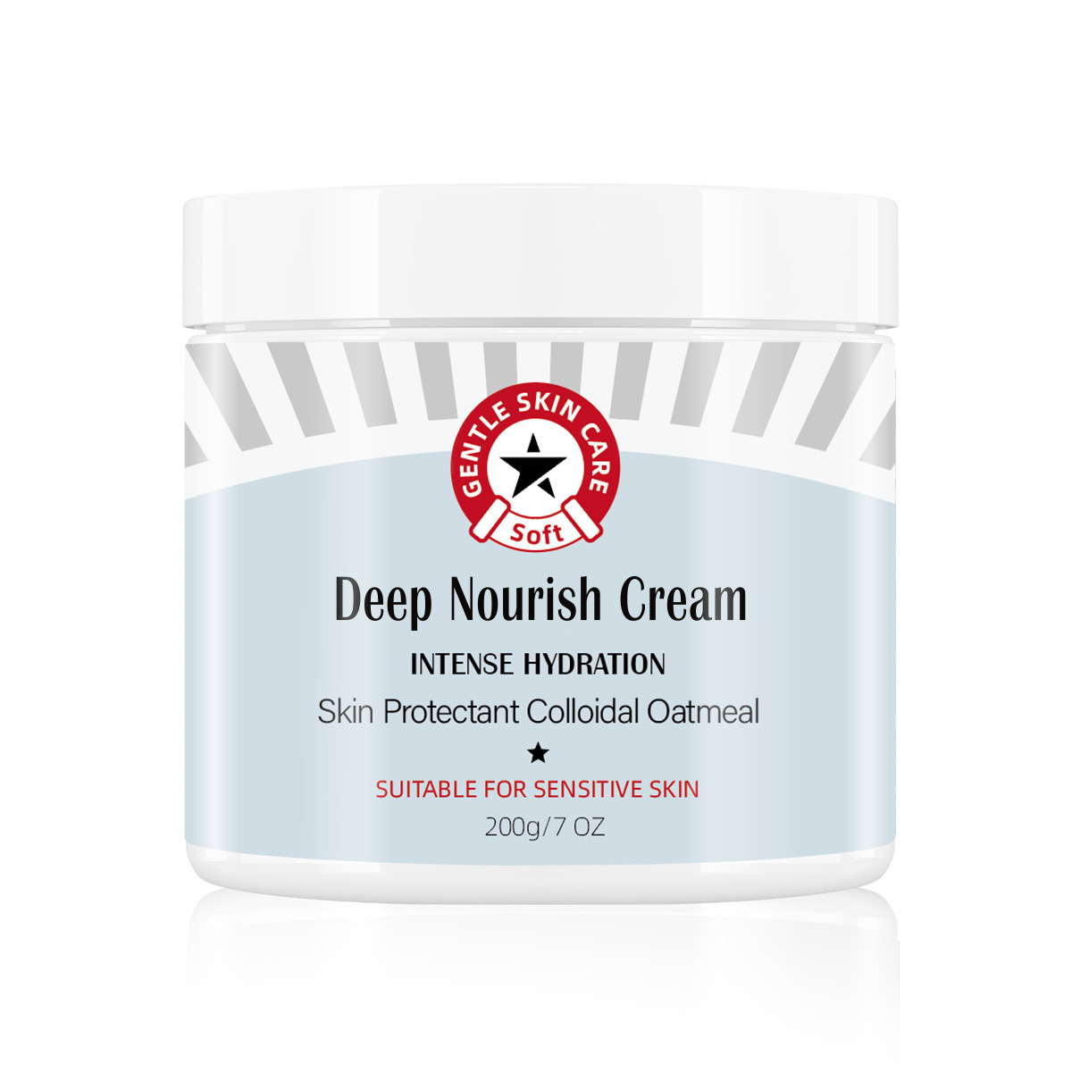 Creme Ultra Reparador com Aveia Coloidal – Hidratante Intenso para o Rosto e Corpo, Fortalece a Barreira da Pele &