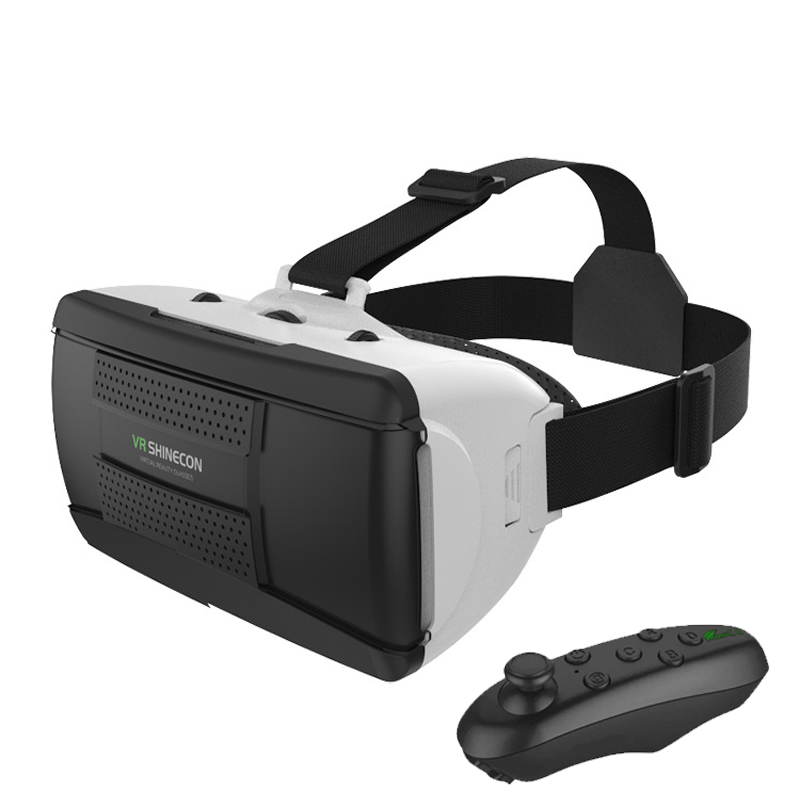 Óculos de Realidade Virtual 3D Shinecon com Lentes para Smartphone e Celular