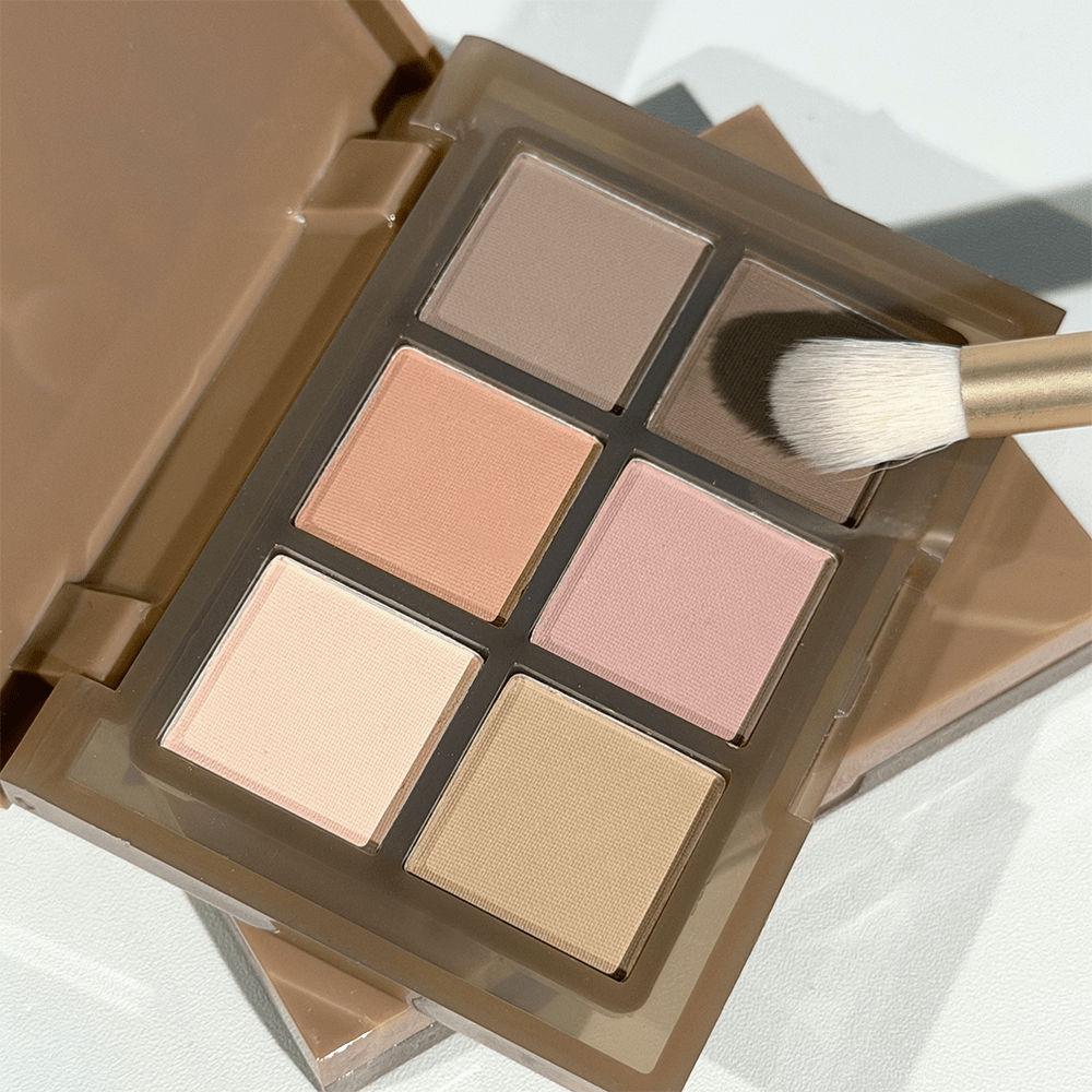 Paleta de Sombras Nude Soft Glam Bronze Esfumado Mate Look Suave