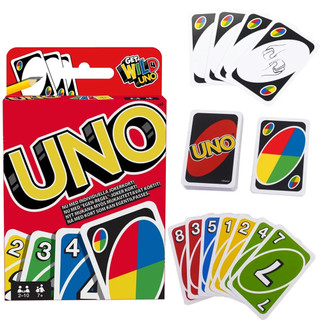 Jogos de Tabuleiro Mattel UNO FLIP! LOUCO! Jogo de Tabuleiro de Entretenimento Familiar Divertido Cartas de Jogo