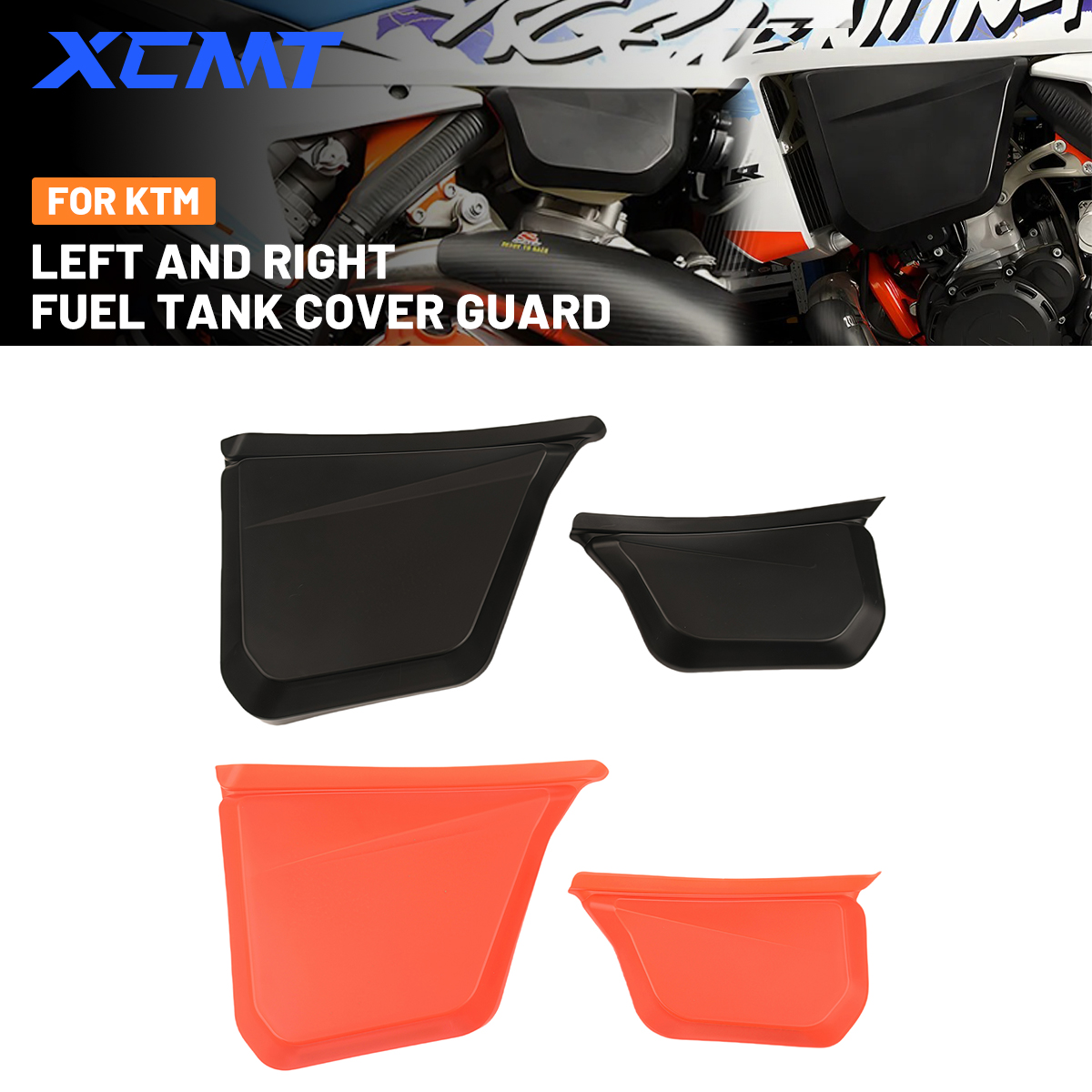 Protetor Da Tampa Do Tanque De Combustível Esquerdo E Direito Para KTM EXC XC 125 250 300 2025