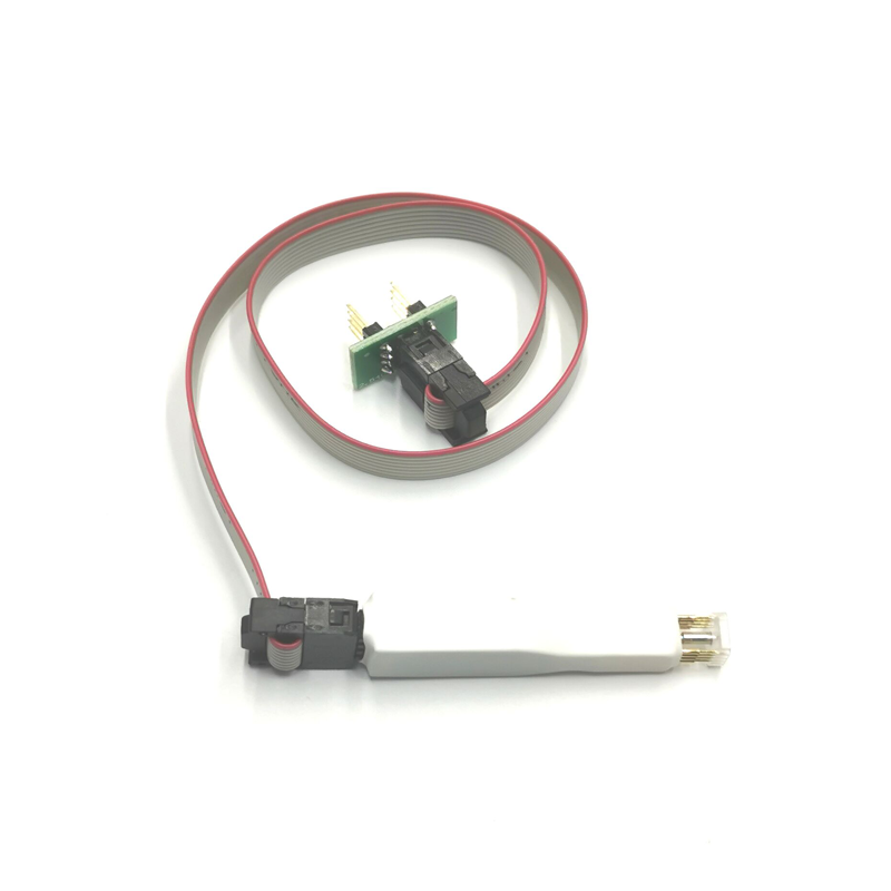 Um Conjunto De 4 Peças Kit De Sonda De Pino De Mola , Cabo De Queimador De Programação De Chip EEPROM SOP8 WSON8 QFN8 Fl