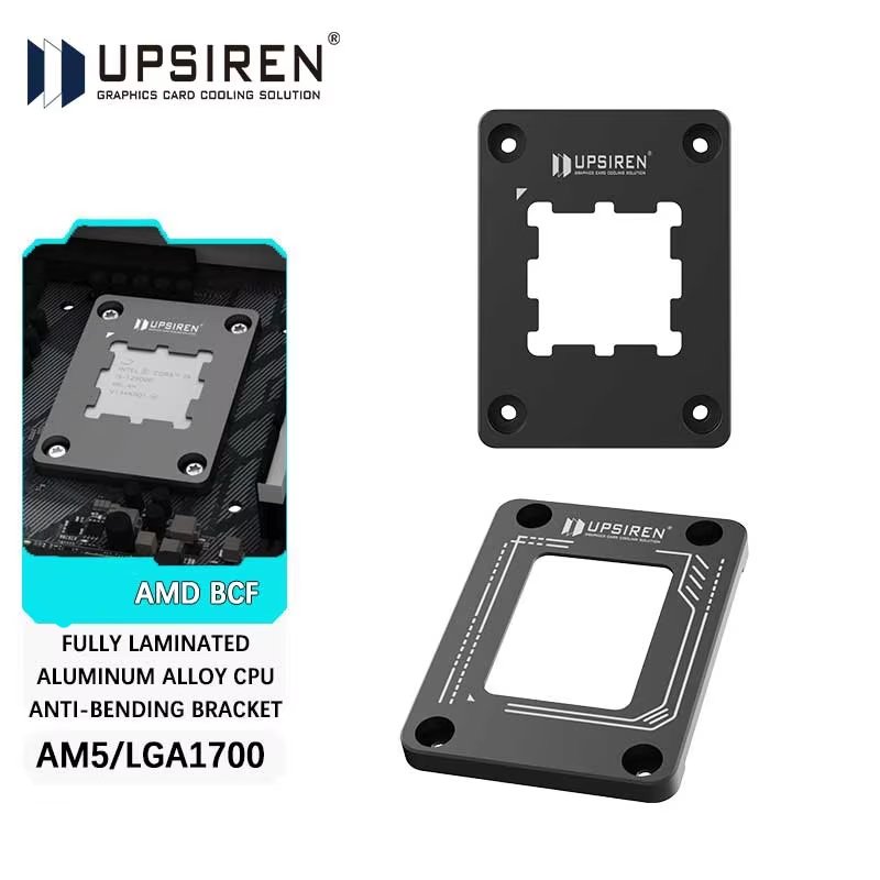 UPSIREN LGA1700-BCF/AM5 Kit de Fixação Anti-Flexo para CPU – Fivela Fixa Antienvelhecimento, Placa de Pressão de
