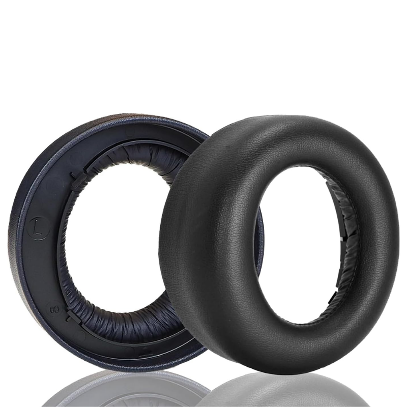 Almofadas de substituição (par) para fones de ouvido sem fio Sony PS5 Pulse 3D (versão Pro), peças de reparo para fones