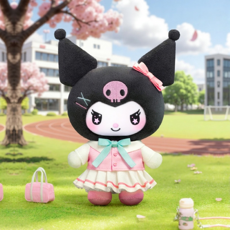 TOPTOY Sanrio Kuromi Campus Diário Chaveiro De Pelúcia Caixa Cega Oficial Licenciado Saco Colecionável Charme Presente P · foto 2