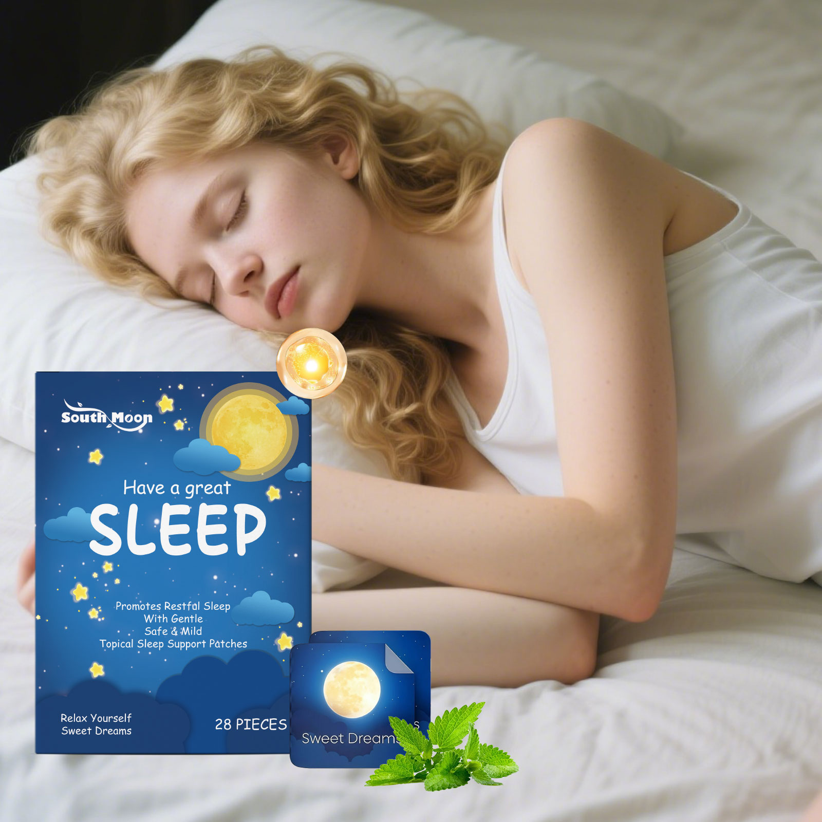 Abajur Noturno Relaxante com Cera de Abelha e Petrolato – 28 Unidades – Apoio Noturno Relaxante, Aplicação Fácil, Sono