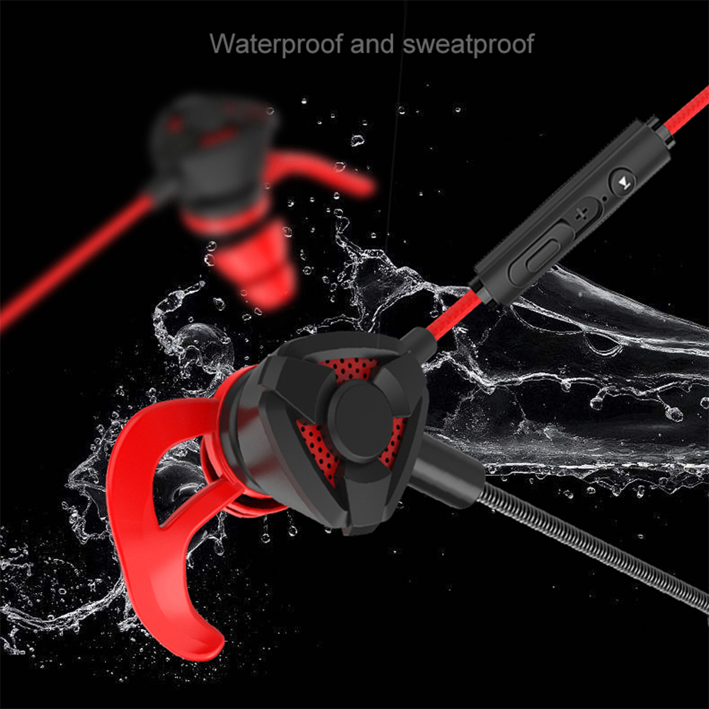 Fone de Ouvido Gamer G9 Intra-Auricular Esportivo, Fones com Fio com Microfone, Universal, Profissional, Multifuncional