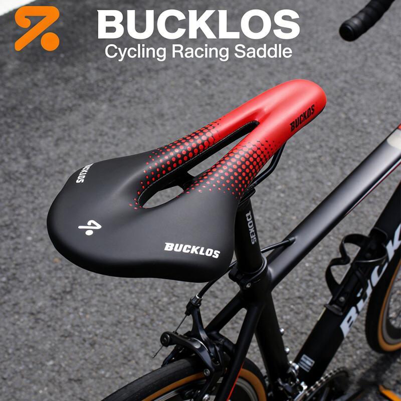 Selim de Bicicleta BUCKLOS Selim de Mountain Bike 24,5*14,5 mm Oco Respirável Durável Selim mtb Peças de Ciclismo