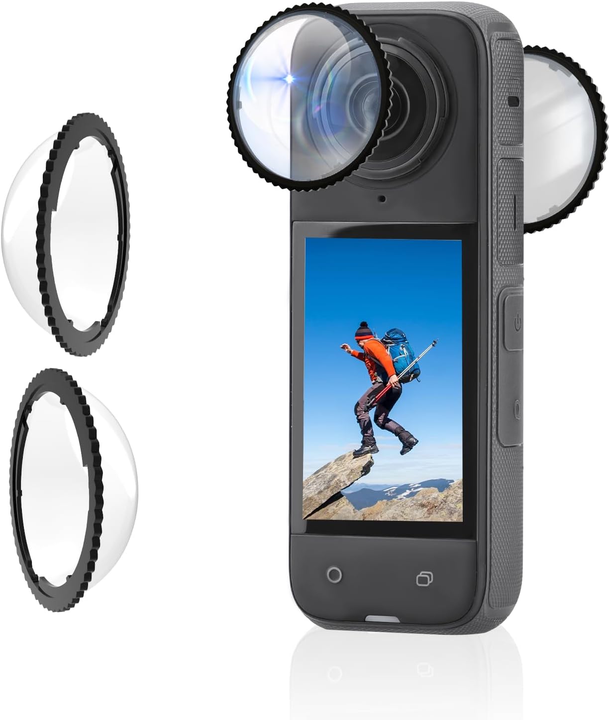 Para Insta360 X5 Protetor de Lente, Protetor de Tela Resistente a Arranhões, Tampa de Lente HD, Capa Protetora, Presente