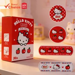 MINISO Sanrio Hello Kitty - Curativos respiráveis, confortáveis e fofos em formato de desenho animado, band-aids