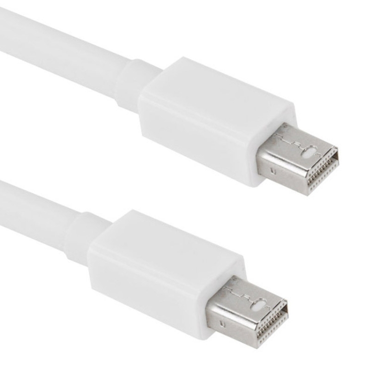 Mini cabo DisplayPort para Apple iMac MacBook Pro, comprimento: 2 m (branco)
