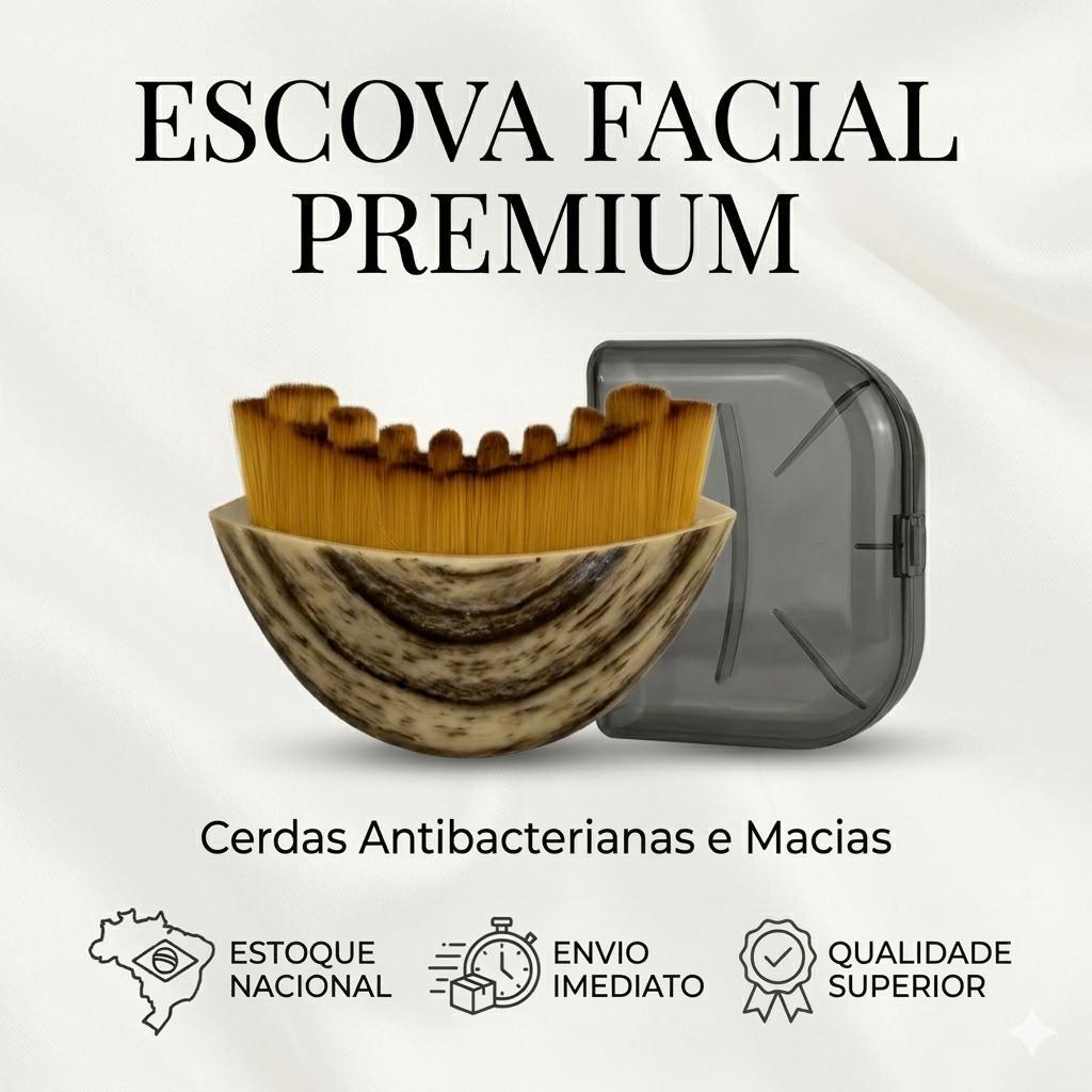 Escova Facial Ergonômica Macia Carolina FaceSculpt – Pode Ser Mais Vendida Para Drenagem Linfática E Modelagem De Mandíb