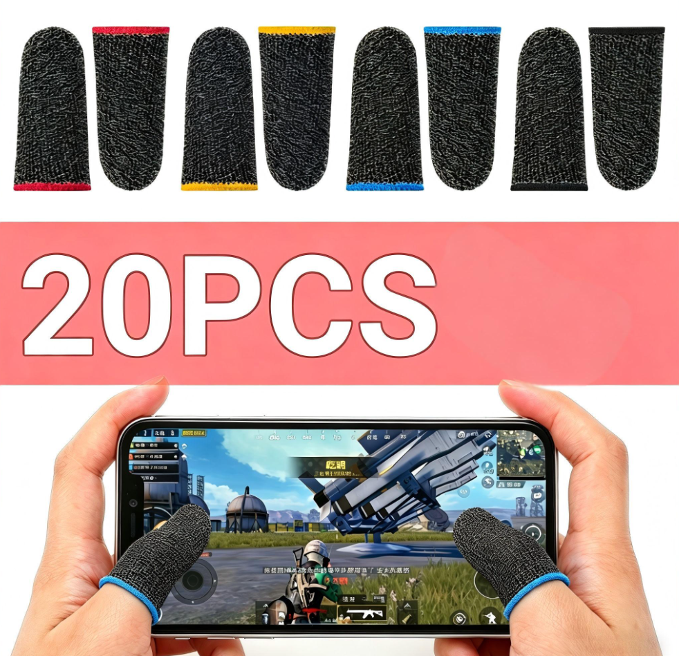 20/40 Peças Capa De Jogo De Dedo PUBG À Prova De Suor Sem Arranhões Tela Sensível Ao Toque Luvas De Manga De Polegar