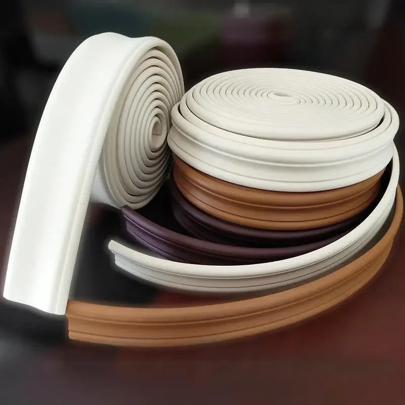 Linha De Acabamento De Parede Autoadesiva 10M NBR , Tira De Borda De Rodapé 3D Para Decoração De Casa Backsplash