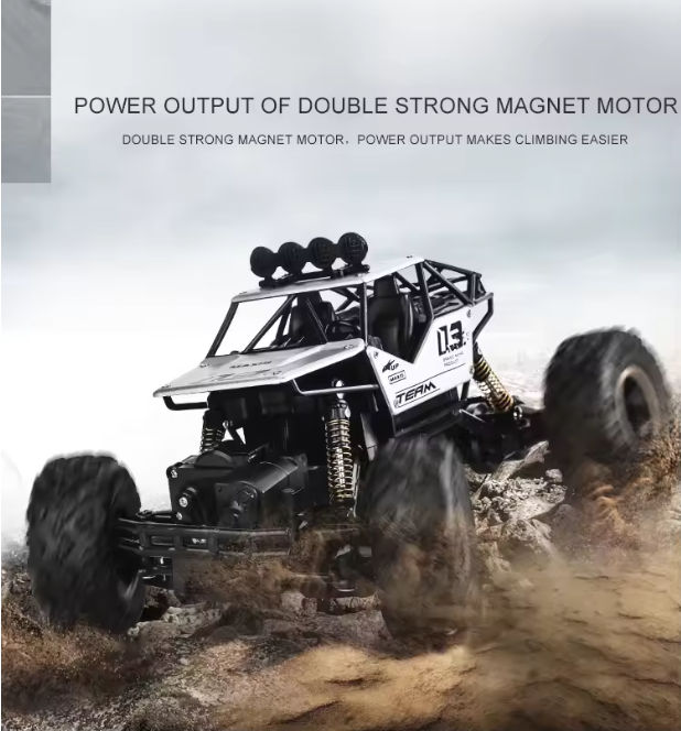 Carro RC de Liga L 48CM 1:12 Escala 4x4 Off-Road Rock Crawler 2.4G Controle Remoto Climbing Car com Amortecedor Caminhão