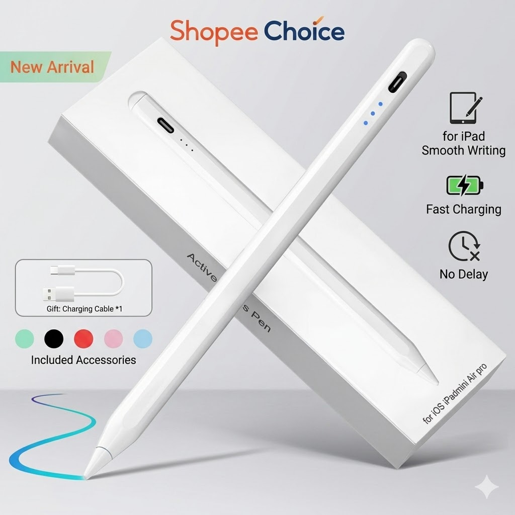 Caneta Stylus Universal Para iPhone , Android , iPad Pro 13 , M5 , Air 11 , M3 , Tablet , Lápis De Toque , 10a , 9a , 8a