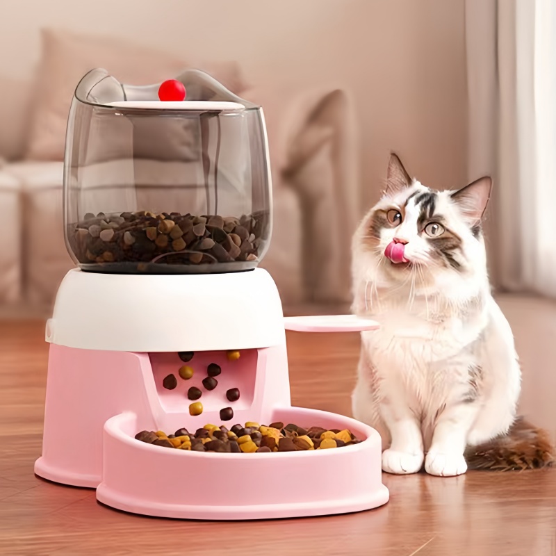Alimentador Para Animais De Estimação Tipo Prensa , Dispensador De Alimentos De Quebra-Cabeça Interativo De Grande Capac