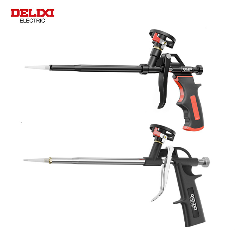 Pistola de Espuma DELIXI ELECTRIC, Pistola de Pulverização Profissional de Espuma PU, Pistola de Espuma Ajustável para