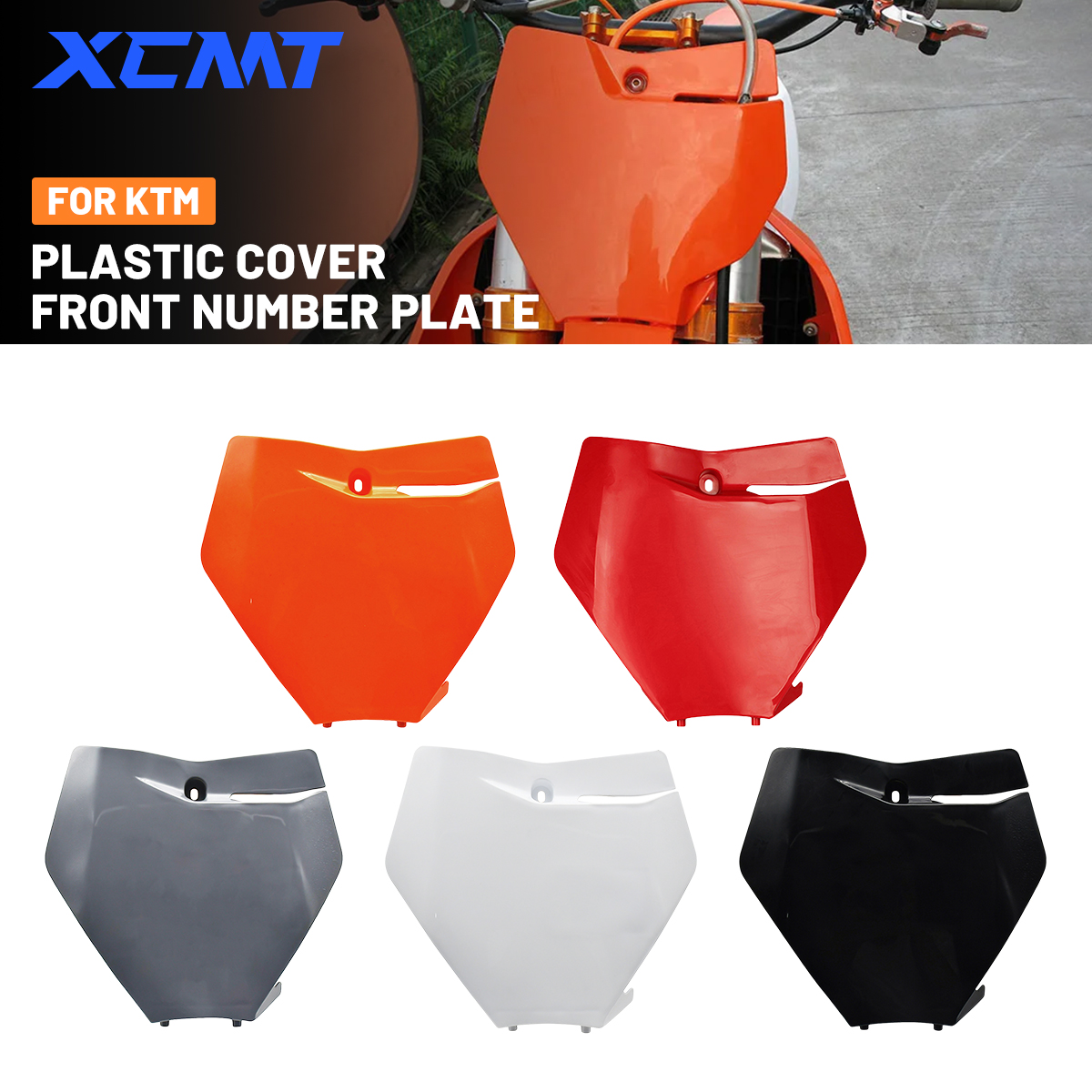Capa De Plástico Para Máscara De Matrícula Frontal KTM EXC-F SX XC-W 125-500