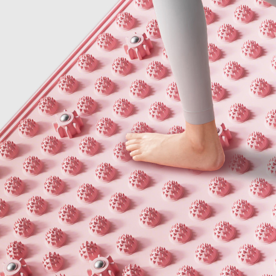 VMI—BOTOM Tapete de Massagem para Pés de Silicone Líquido Extra Grande 75x45cm, Especial para Passarela e Esteira