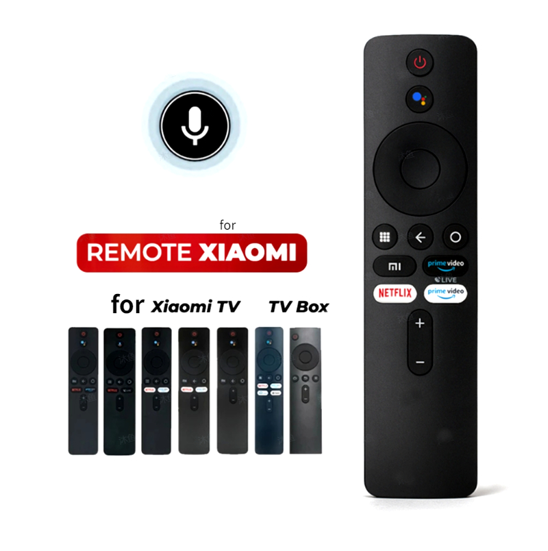 Controle Remoto Universal Multi-Dispositivo Para Xiaomi TV STB Com Entrada de Voz Controlador Sem Fio