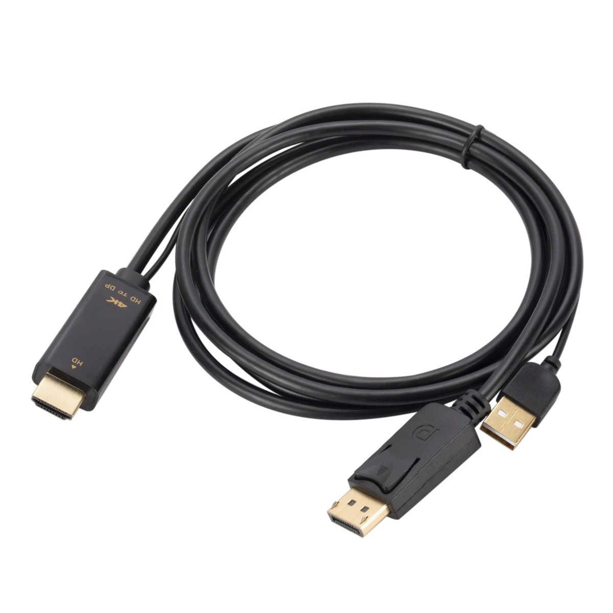 Conversor De Cabo HDMI Para Porta De Exibição , 1.8m , 4K , 60Hz , PS4 , PS5 , Xbox , Laptop , TV , PC , HD Adaptador DP
