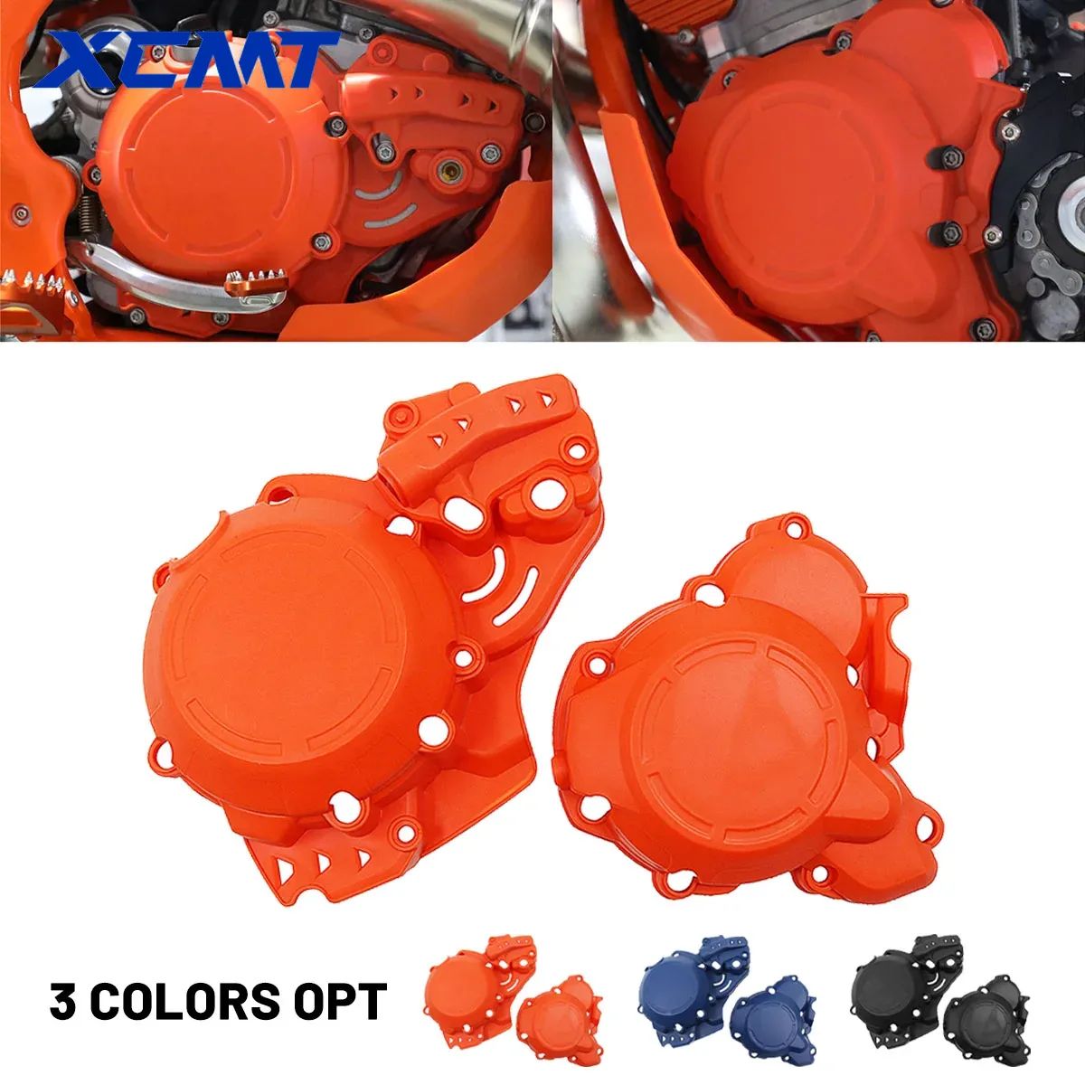 Protetor De Ignição Da Tampa Embreagem Escudo De Proteção Do Motor Para KTM EXC250 EXC300 TPI