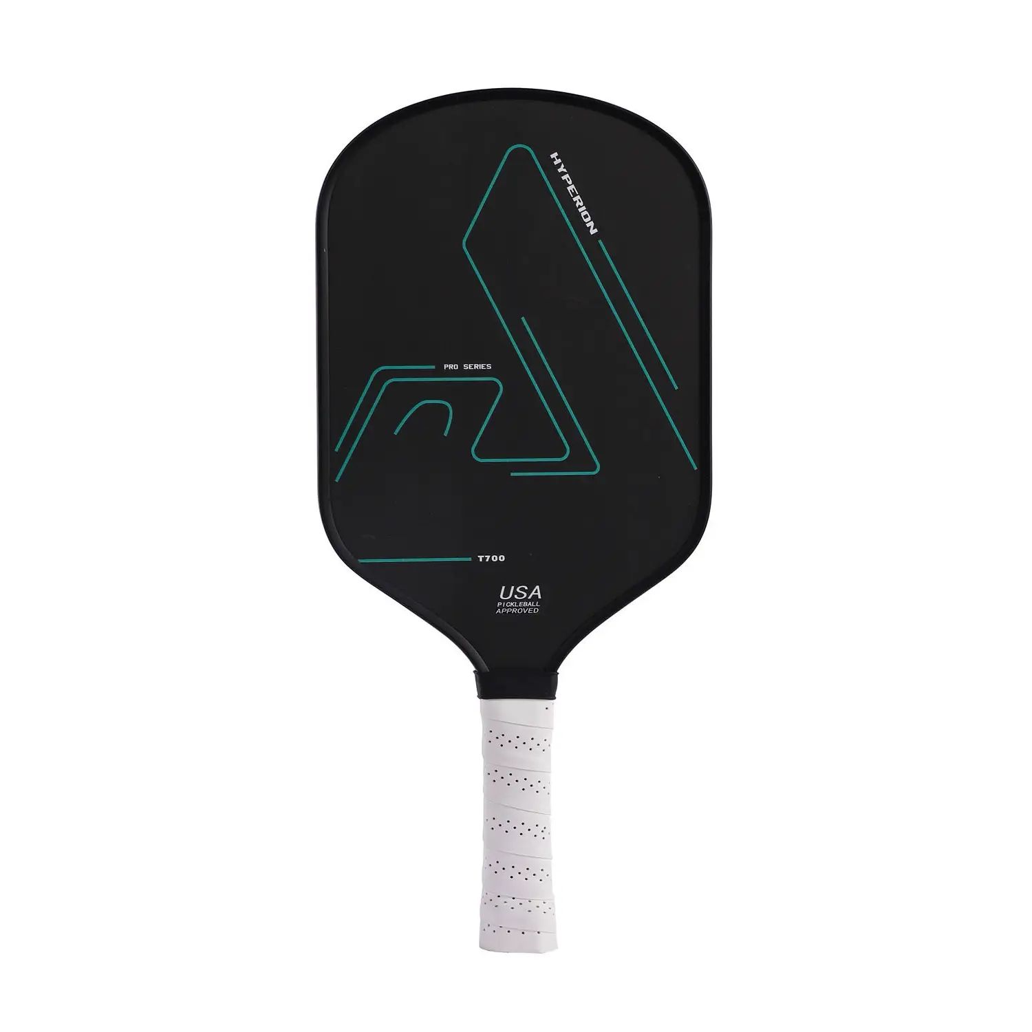 Raquete de pickleball, empunhadura 16 mm, adequada para iniciantes, feita de fibra de carbono, pegada confortável.