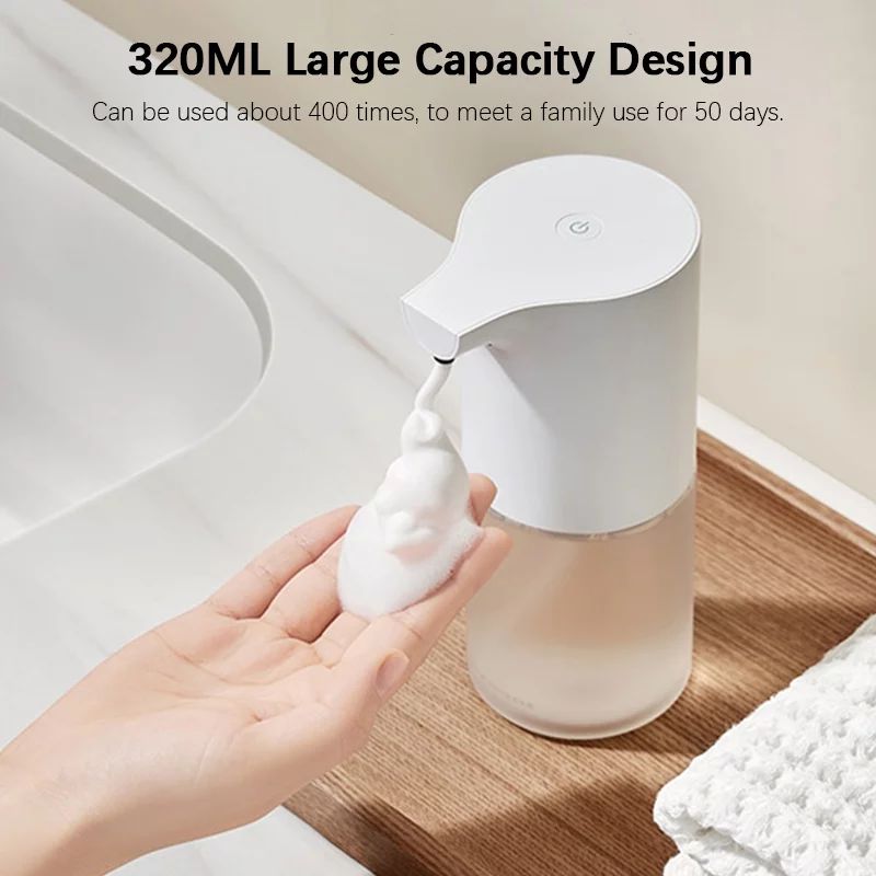 Dispensador automático de sabonete sem toque para banheiro, higienizador e espuma para lavagem das mãos, eliminador de