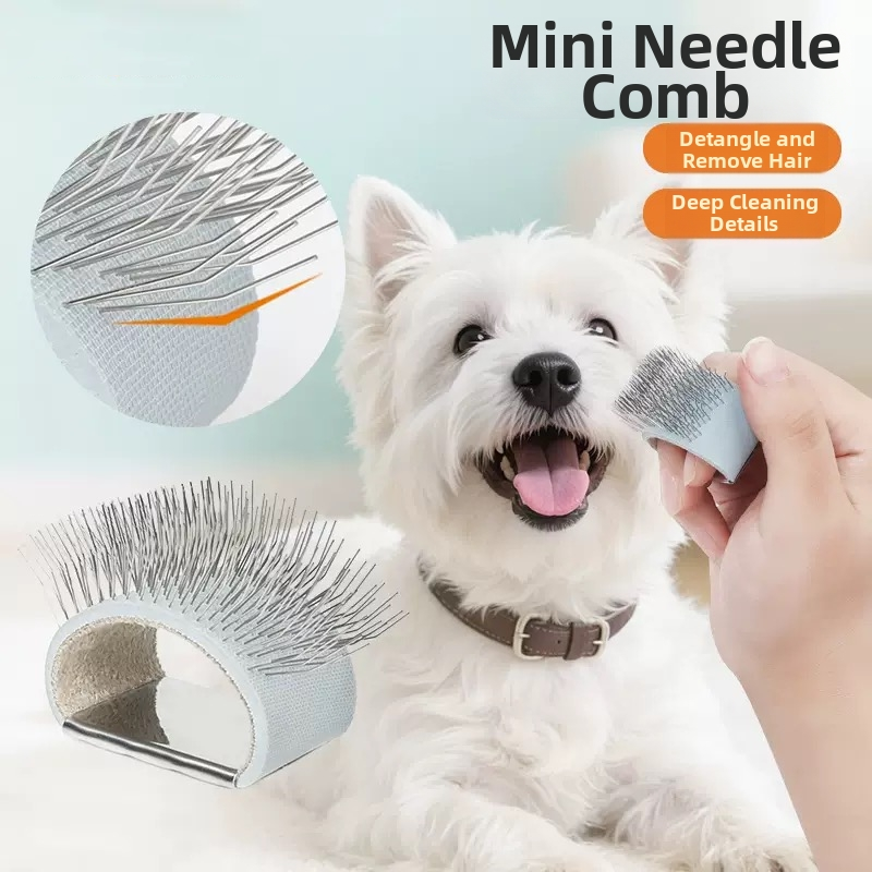 O pente para animais de estimação refere-se ao pente com dentes, ao mini-escova para cães, ao pente de limpeza e remoção