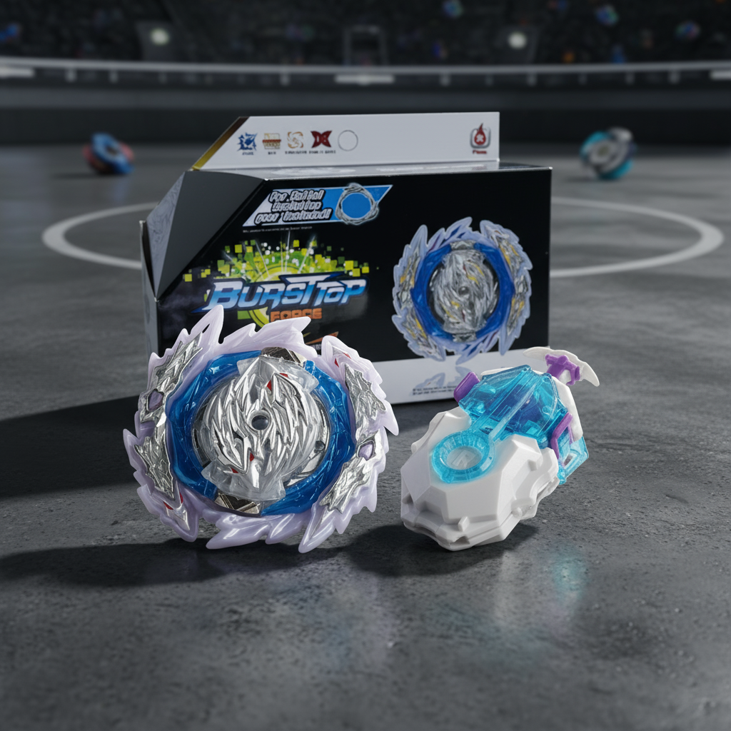 Conjunto Inicial Beyblade B-189 Guilty Longinus Kr MDS-2 Giratório com Lançadores, Presente para Crianças a partir de 6