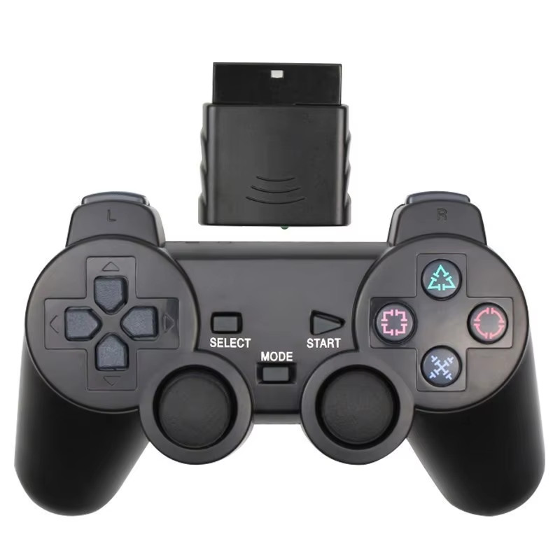 Controlador sem fio para Sony PS2/PS1 Gamepad para Playstation 2 Console Joypad Joystick PC Game Controle mando