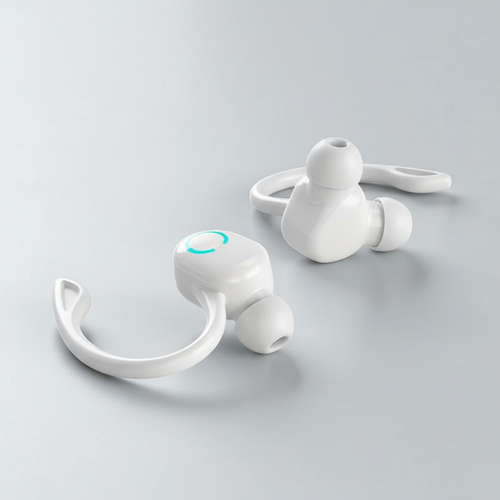  Mini Fones de Ouvido Bluetooth Sem Fio com Som Estéreo e Design para Esportes e Negócios