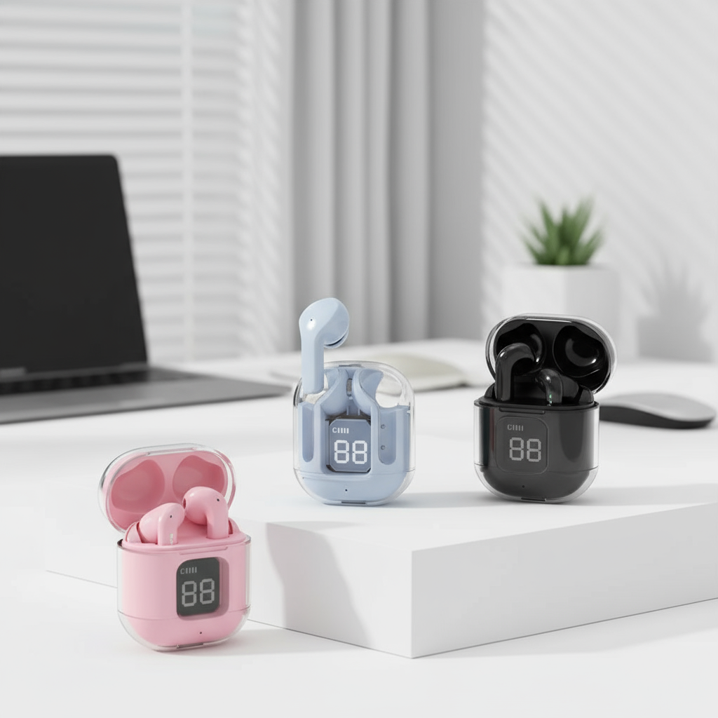  Fones de ouvido Bluetooth TWS Air31, fone esportivo sem fio, mini fones de ouvido com redução de ruído, à prova d'água,